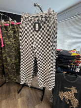 Load image into Gallery viewer, Black &amp; White Checkered Jeans
