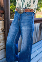 Load image into Gallery viewer, Sterling Kreek High Rise Wide Leg Denim
