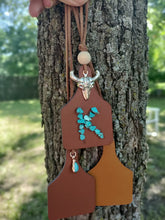 Load image into Gallery viewer, Cow Tag Car Charm
