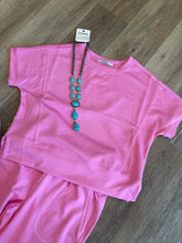 Load image into Gallery viewer, Pink Sweat Set
